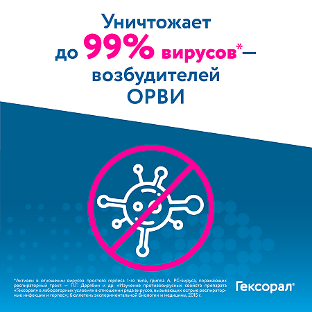 Гексорал аэрозоль для местного применения 0,2 % 40 мл 1 шт