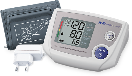 Тонометр AND UA-777 AC  с адаптером 1 шт