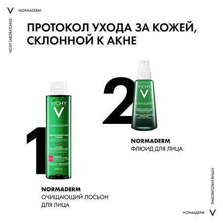 Vichy Normaderm очищающий лосьон сужающий поры 200 мл 1 шт