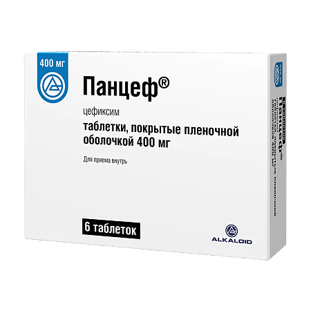 Панцеф таблетки покрыт.плен.об. 400 мг 6 шт