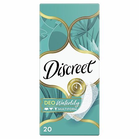 Discreet Deo Water Lily Multiform прокладки Водная лилия мультиформа ежедневные 20 шт