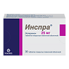 Инспра таблетки покрыт.плен.об. 25 мг 30 шт