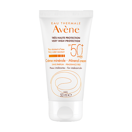 Avene солнцезащитный крем с минеральным экраном SPF50+ 50 мл 1 шт