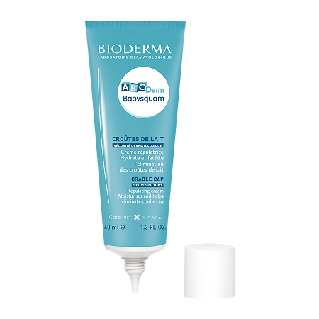 Bioderma ABCDerm Крем Бэбисквам специальный детский уход против молочных корочек 40 мл 1 шт