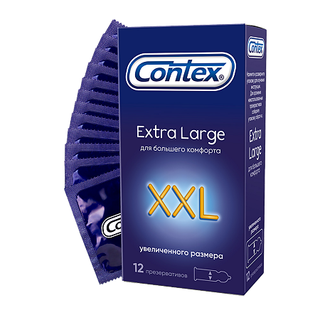 Презервативы Contex Extra Large увеличенного р.а 12 шт