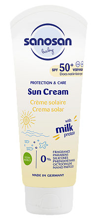 Sanosan Baby Sun Солнцезащитный крем для малышей SPF50+ 75 мл 1 шт