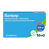 Валвир таблетки покрыт.плен.об. 500 мг 42 шт