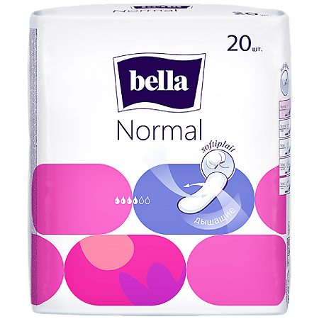 Bella Прокладки Normal softiplait 20 шт