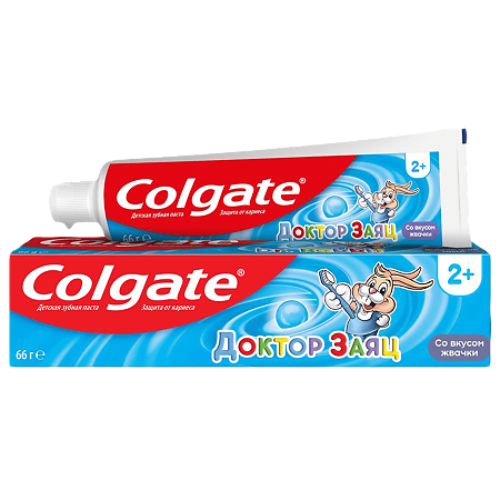 Colgate Зубная паста детская Доктор заяц вкус жвачки 50 мл 1 шт