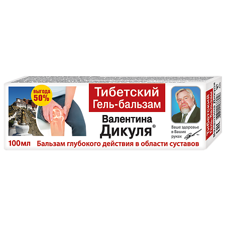 В.Дикуль гель-бальзам Тибетский 100 мл 1 шт