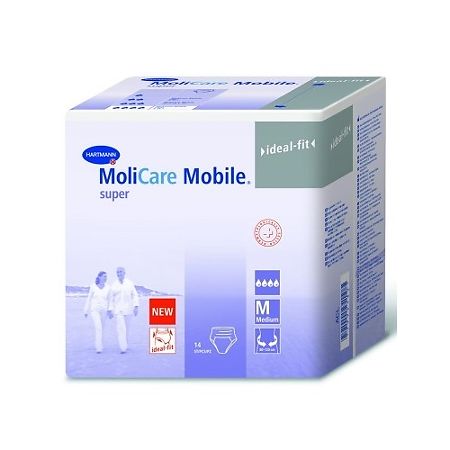 Трусы-подгузники МолиКар Мобайл супер/MoliCare Mobile super р. М 14 шт