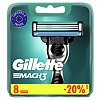 Gillette Mach 3 кассеты 8 шт