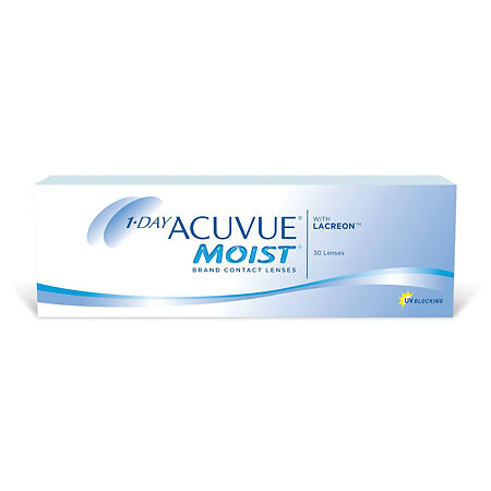 Контактные линзы 1-Day Acuvue Moist with Lacreon -3.50 / 8.5 / 14.2 30шт