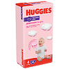 Huggies Трусики для девочек р.4 9-14 кг 52 шт