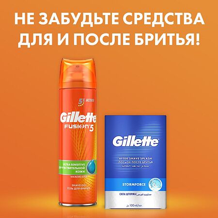 Gillette Fusion Power сменные кассеты для бритья 2 шт