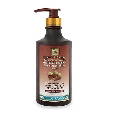 Health & Beauty Шампунь укрепляющий для здоровья и блеска волос с аргановым маслом 400 мл 1 шт