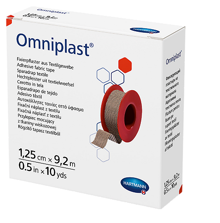 Пластырь Омнипласт/Omniplast тканевой телесного цвета 9,2 м х 1,25 см 1 шт