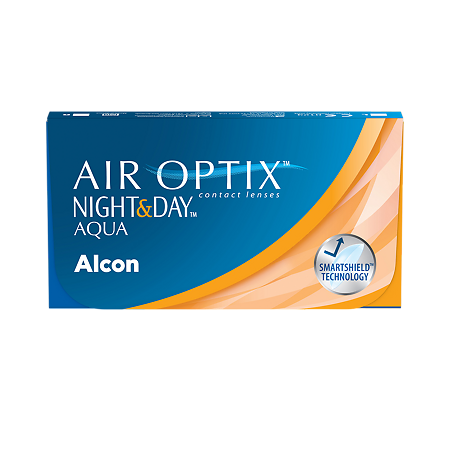 Контактные линзы Air Optix Night & Day Aqua -5.25/8.4/13.8 3шт  на месяц