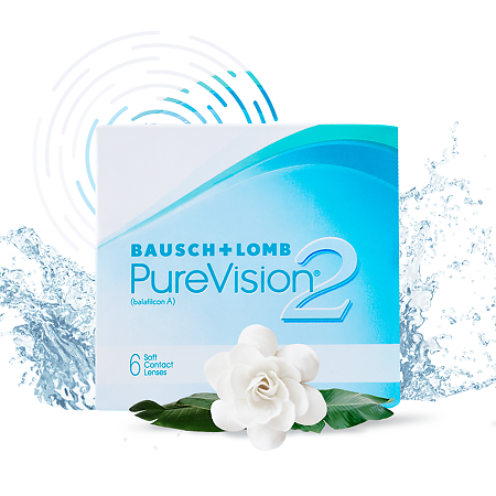 Контактные линзы Bausch + Lomb PureVision2 6 шт / -1.75/8.6/14.0