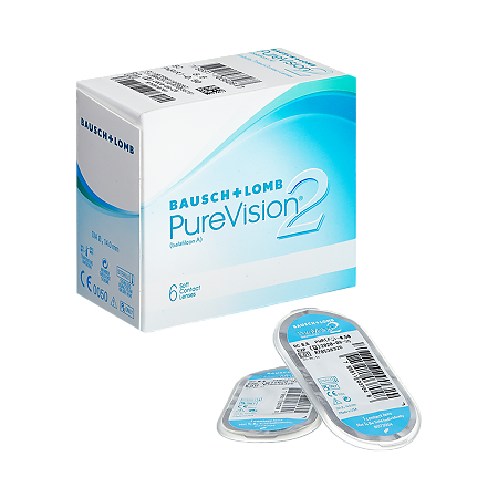 Контактные линзы Bausch + Lomb PureVision2 6 шт / -4.50/8.6/14.0