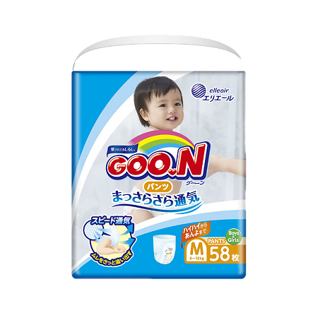 Гун (Goon) Подгузники-трусики М 7-12 кг 58 шт