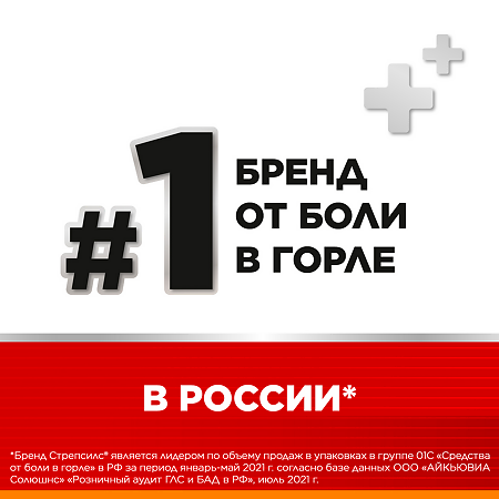 Стрепсилс Интенсив таблетки для рассасывания 8,75 мг 24 шт