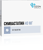 Симвастатин таблетки покрыт.плен.об. 40 мг 30 шт