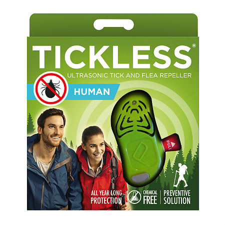 TickLess Human Ультразвуковой отпугиватель клещей для людей зеленый