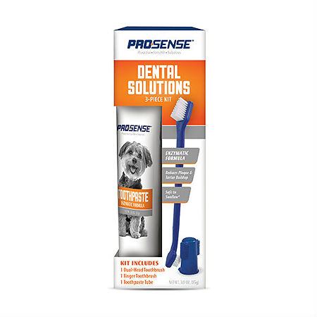 8in1 Набор для ухода за зубами у собак зубная паста, щётка, напальчник