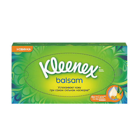 Kleenex Салфетки Balsam в коробке 72 шт