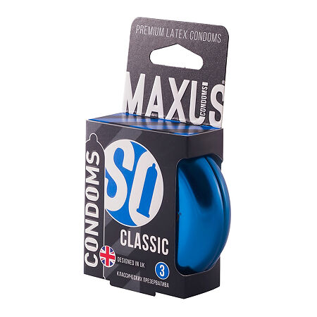 Презервативы MAXUS Classic классические 3 шт