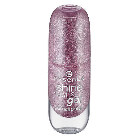 Essence Лак для ногтей Shine Last & Go! Gel Nail Polish с эффектом геля пурпурный с блестками тон 11 1 шт
