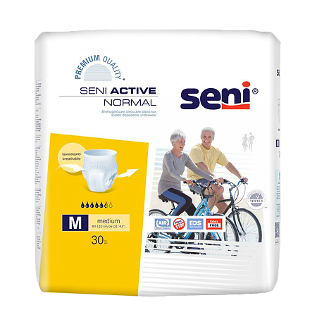 Seni Трусы впитывающие для взрослых Active Normal Medium 30 шт