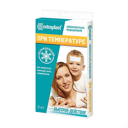 Пластырь Extraplast при температуре 2 шт