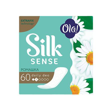 Ola! Silk Sense Прокладки ежедневные Daily Deo Солнечная Ромашка 60 шт