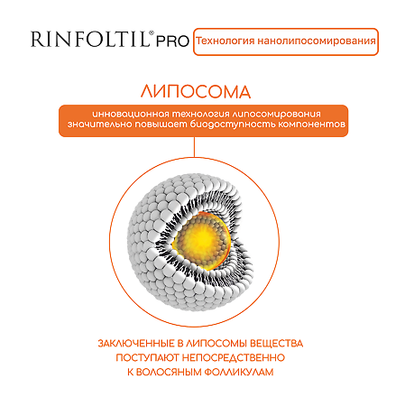 Ринфолтил Про Нанолипосомальная сыворотка против выпадения волос для женщин и мужчин 160 мг фл 30 шт
