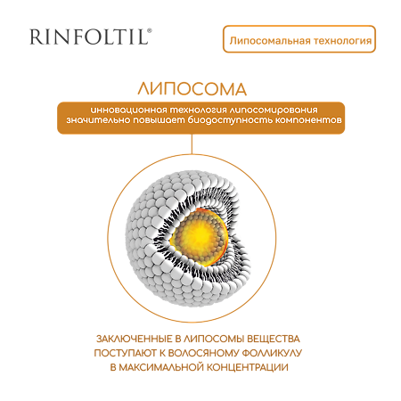 Ринфолтил Липосомальная сыворотка против выпадения волос при любом типе выпадения волос фл 30 шт
