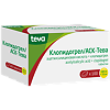 Клопидогрел/АСК-Тева таблетки 100 мг+75 мг 100 шт