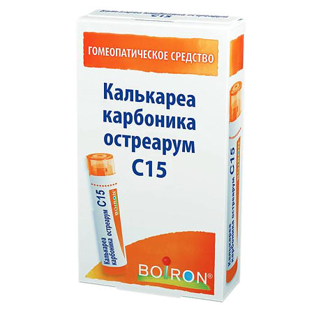 Калькареа карбоника остреарум C15 гранулы гомеопатические 4 г 1 шт