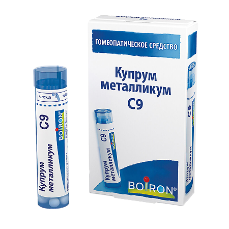 Купрум металликум C9 гранулы гомеопатические 4 г 1 шт