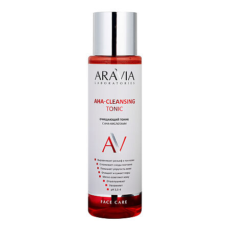 Aravia Laboratories Тоник очищающий с AHA-кислотами AHA-Cleansing Tonic 250 мл 1 шт