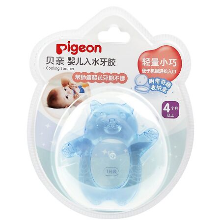 Pigeon Прорезыватель охлаждающий Cooling Teether Bear Мишка 1 шт