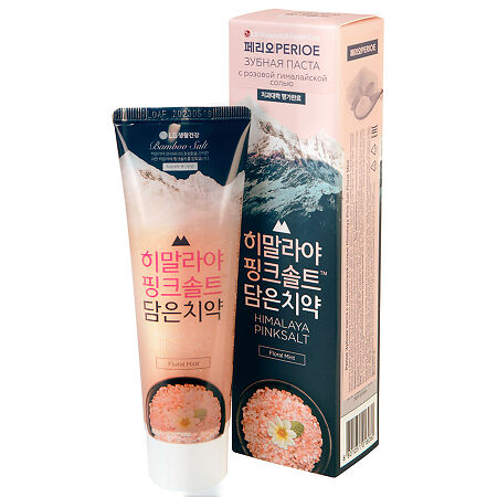 Perioe Зубная паста Himalaya Pink Salt Floral Mint с гималайской солью 100 г 1 шт