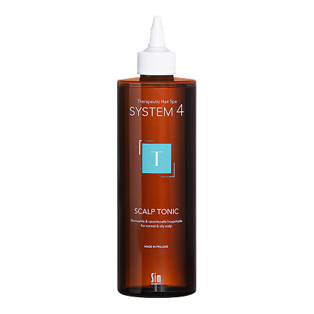 System 4 Scalp Tonic Терапевтический тоник Т для улучшения кровообращения кожи головы и роста волос 500 мл 1 шт