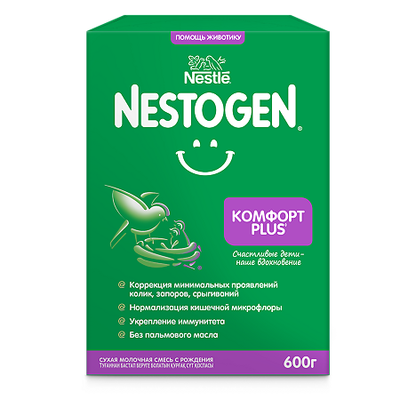 Nestogen 1 Комфорт Plus Смесь молочная с 0 мес 600 г 1 шт