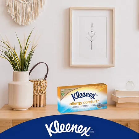 Kleenex Салфетки Allergy Comfort в коробке 56 шт