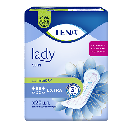 Tena Lady Extra Slim прокладки урологические 20 шт