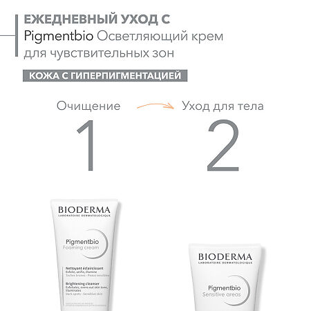 Bioderma Pigmentbio  Осветляющий крем для чувствительных зон 75 мл 1 шт