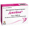Джейна таблетки покрыт.плен.об. 3 мг+0,02 мг 28 шт