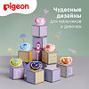 Pigeon Пустышка FunFriends Mum love me силиконовая 0+ мес р S 1 шт